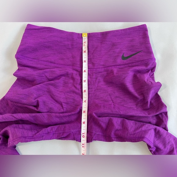 NIKE Dri-Fit Purple Running Capri Cropped Leggings Pants Womens Size Small - Picture 10 of 11